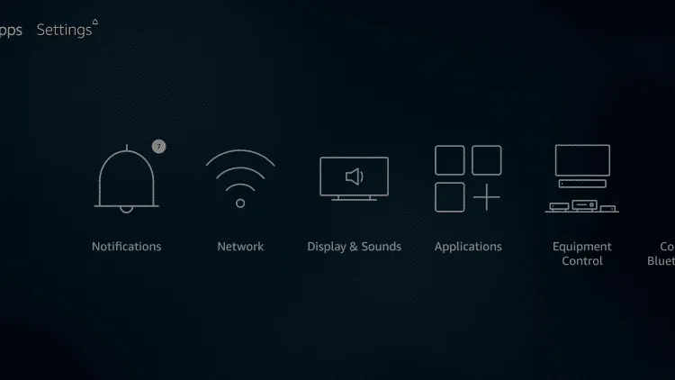 Fire tv settings