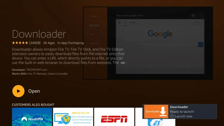 install downloader firestick